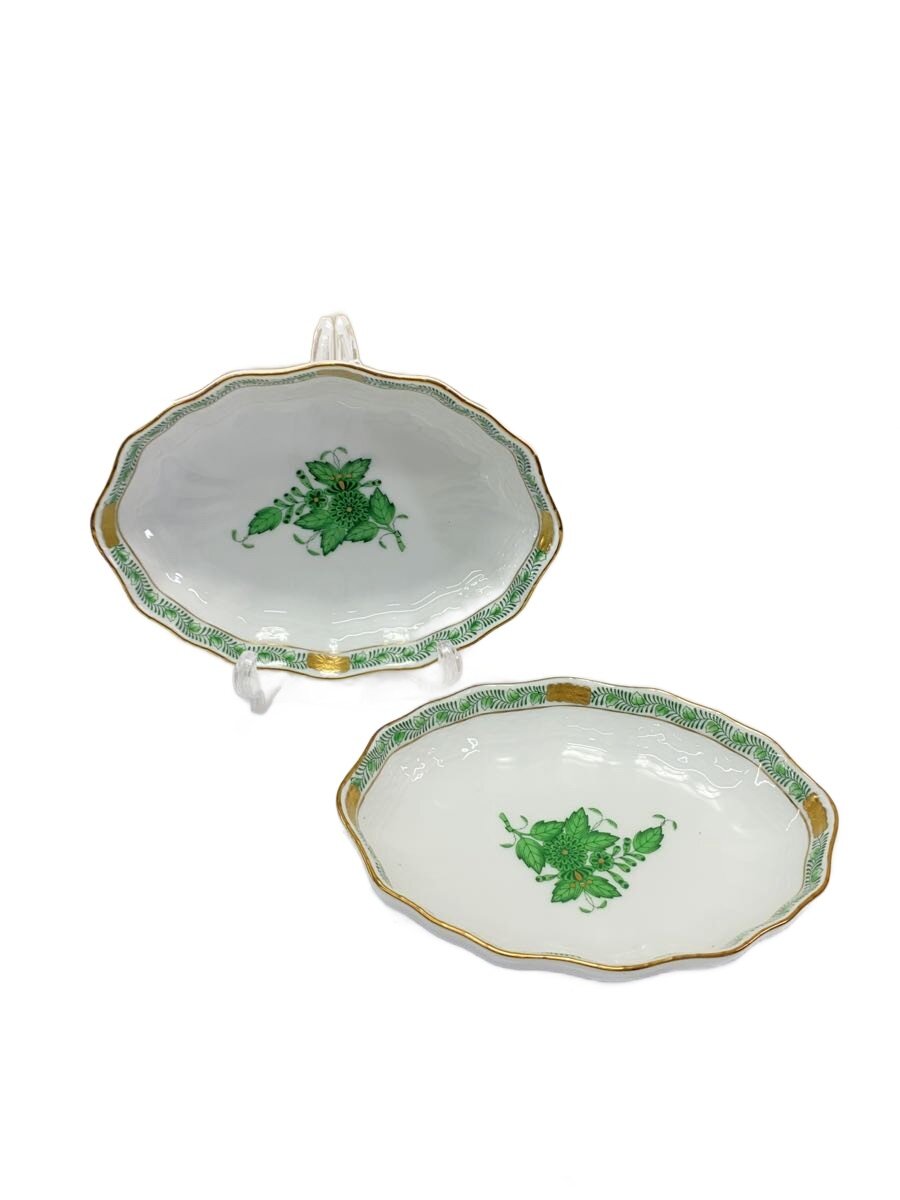 【中古】Herend◆一皿/2点仕掛ける/WHT//【御厨子所備品】