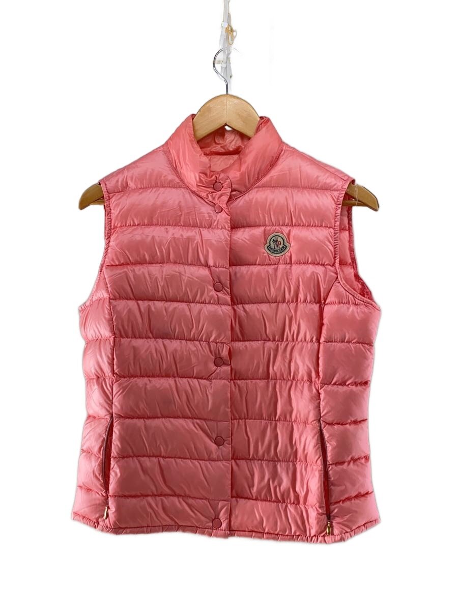 【中古】MONCLER◆ダウンベスト/2/ポリエステル/PNK/48317/50/53048/汚れ有/? NULL ?【レディースウェア】｜2ｎｄ STREET 店