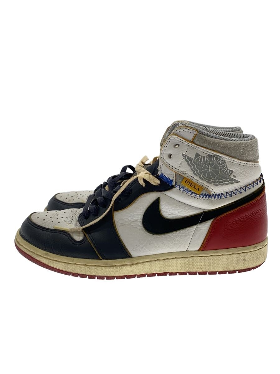 【中古】NIKE◆AIR JORDAN 1 RETRO HI NRG / UN/エアジョーダンレトロハイ/白いこと/28珊/WHT【シューズ】