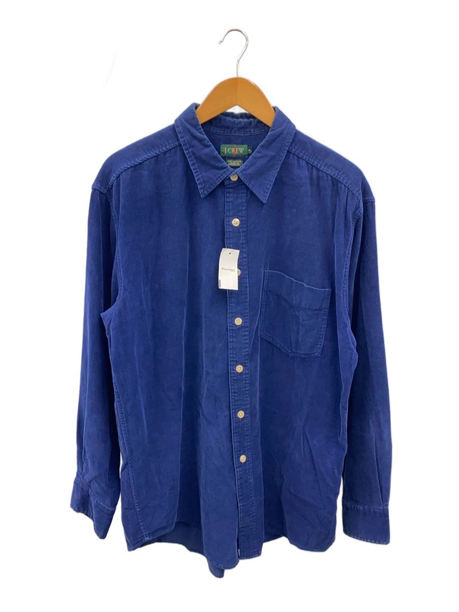 【中古】J.CREW◆長袖シャツ/L/コットン/BLU/無地【メンズウェア】｜2ｎｄ STREET 店