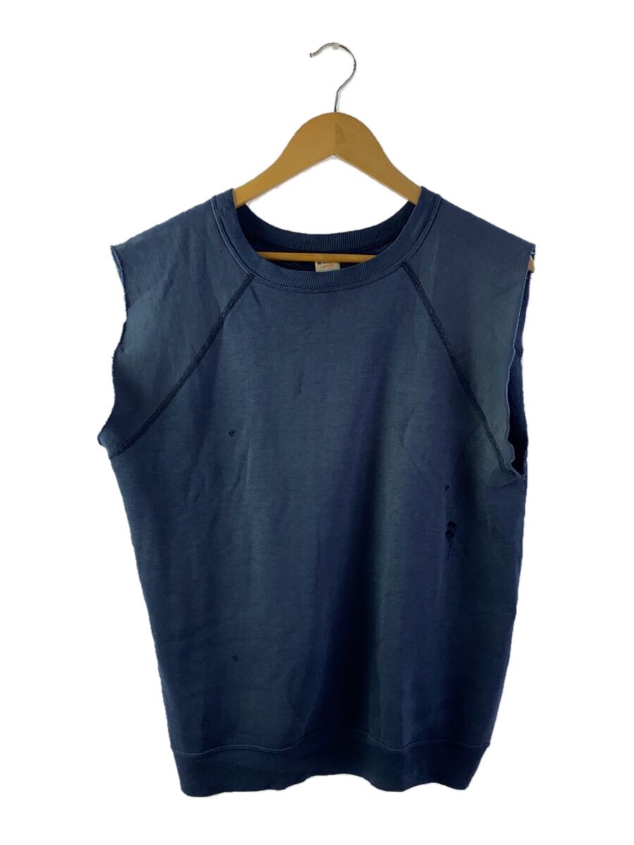 【中古】Champion◆80s/カットオフ/目皆無/貯蔵タンクいの一番/L/綿織物/NVY【メンズウェア】