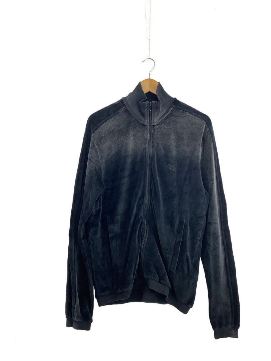 【中古】DIESEL◆ZIP-UP SWWEATSHIRTS/上衣/M/綿織物/BLK/S-OLOCK-BAND//【メンズウェア】
