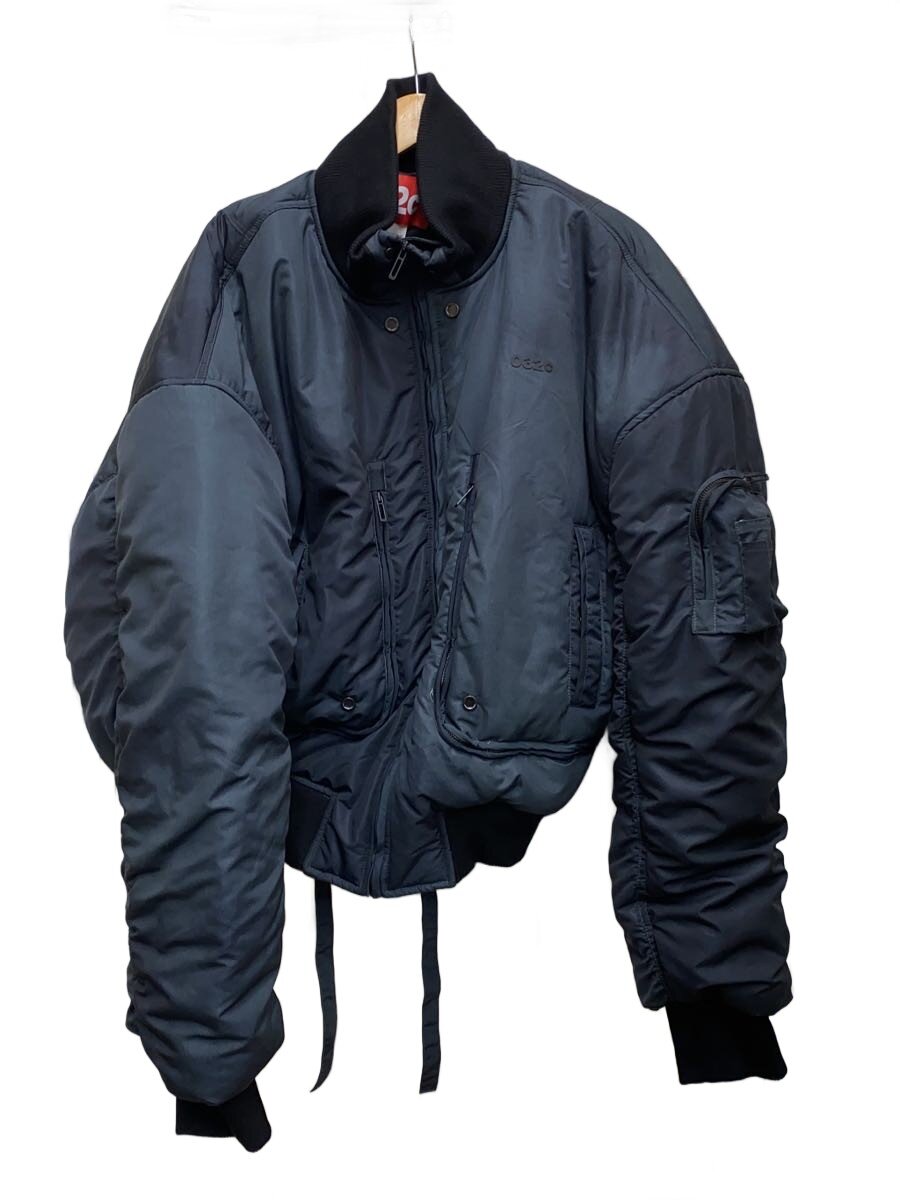 【中古】032c◆22AW/フェイド産業/Turbulence padded bomber jacket/M/ポリエステル/BLK【メンズウェア】