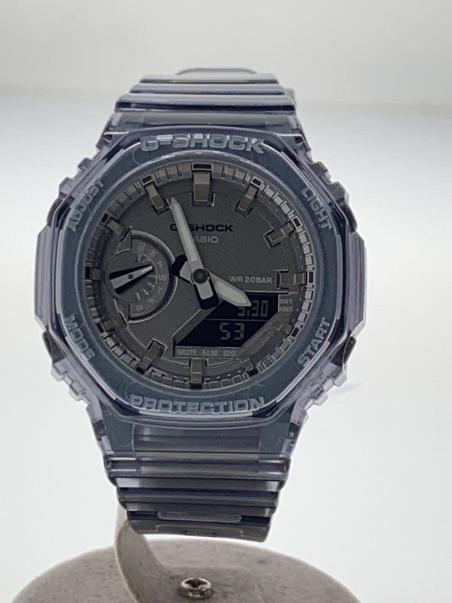 【中古】CASIO◆石英ウオッチ_G-SHOCK/デジタル/天然ゴム/SLV【服飾雑貨他】