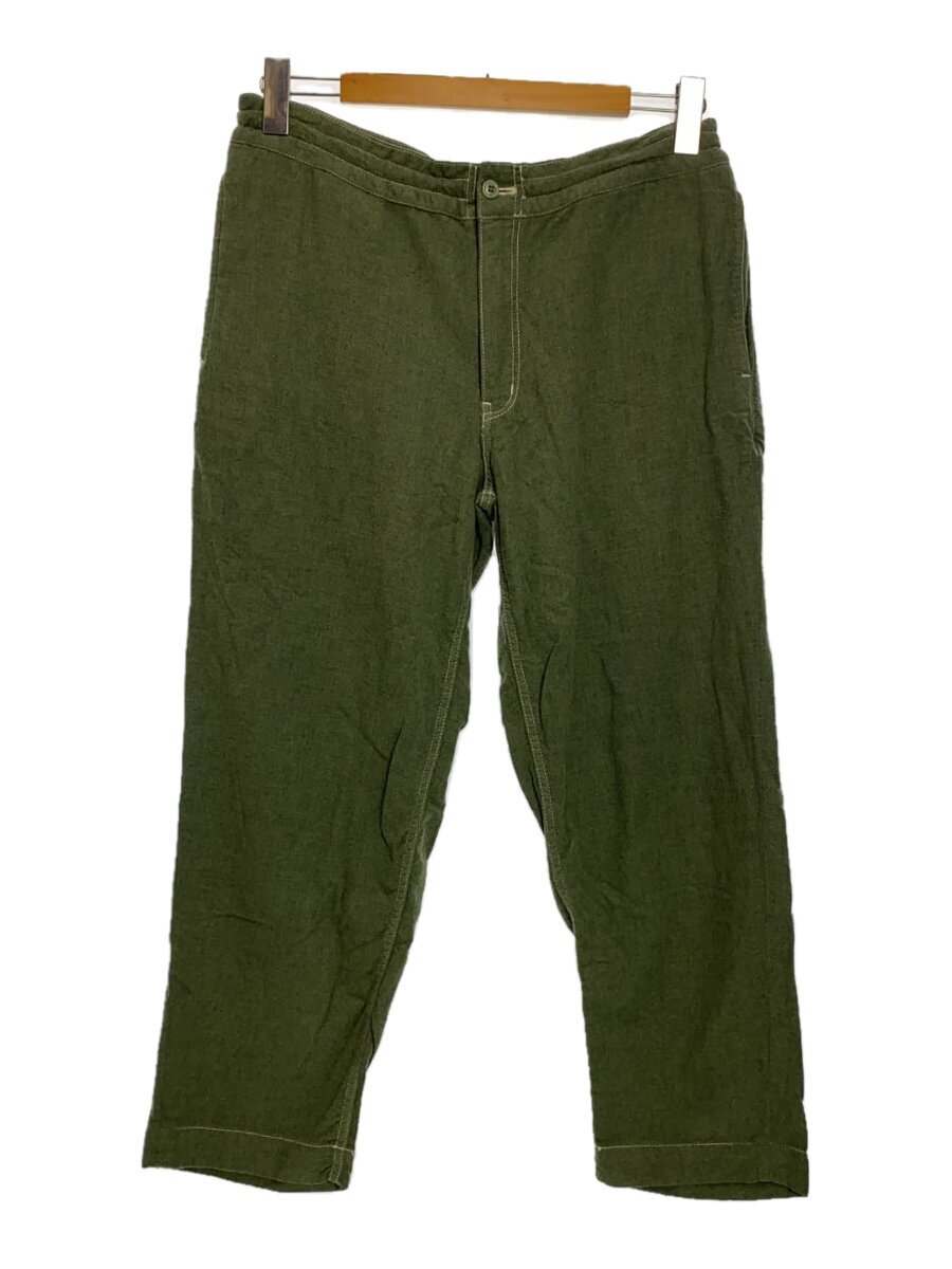 【中古】COMME des GARCONS HOMME DEUX◆ホワイトステッチイージーパンツ/ボトム/S/ウール/KHK/DQ-P032【メンズウェア】|2nd STREET 店