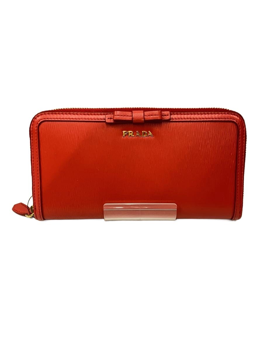 【中古】PRADA◆長財布/--/RED/レディース【服飾雑貨他】｜2ｎｄ STREET 店