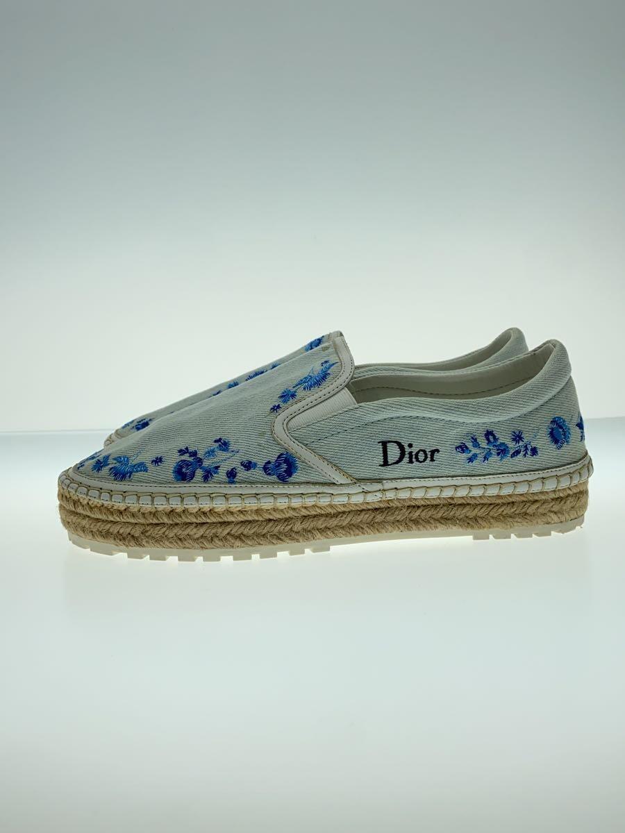 【中古】Christian Dior◆エスパドリーユ/38/IDG/ジーンズ/CL 0916/ヨゴレ有【シューズ】