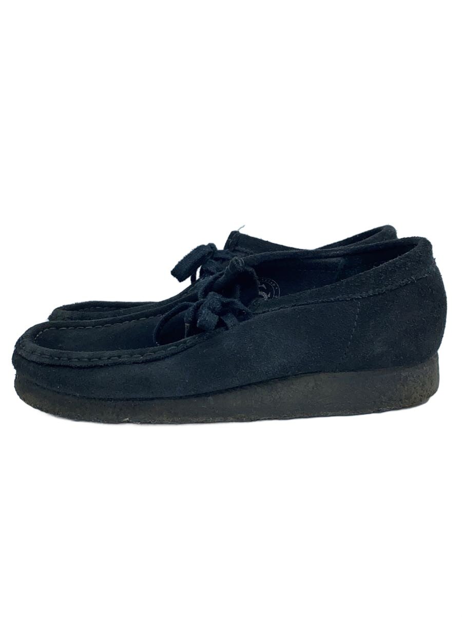 【中古】Clarks◆シューズ/25.5糎/BLK/スウェード/261555197070【シューズ】