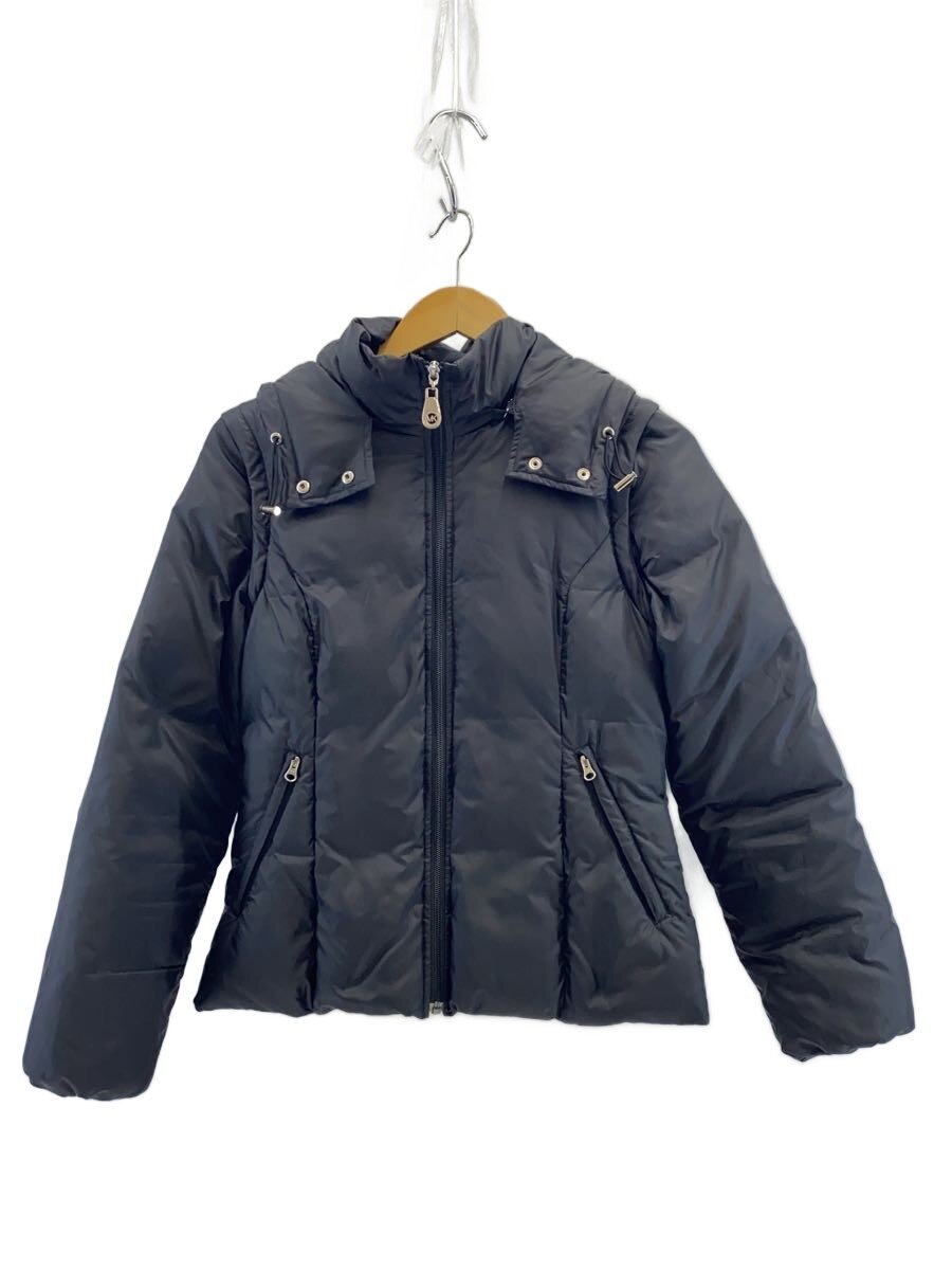 【中古】MICHAEL KORS◆落ち込む上衣/4/ポリエステル/BLK/無地/235-5【レディース御召しもの】