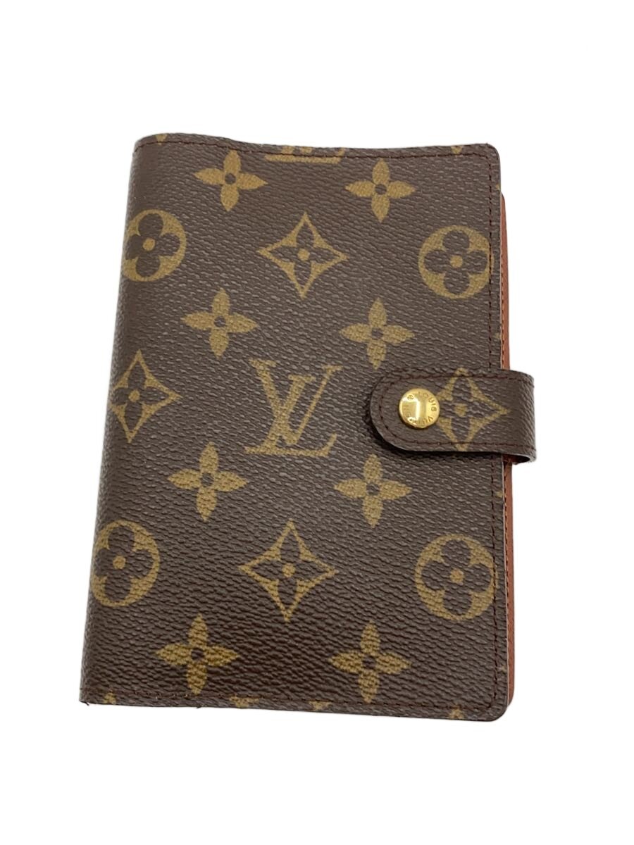 【中古】LOUIS VUITTON◆アジェンダPM_モノグラム・キャンバス/--/BRW/メンズ【服飾雑貨他】|2nd STREET 店