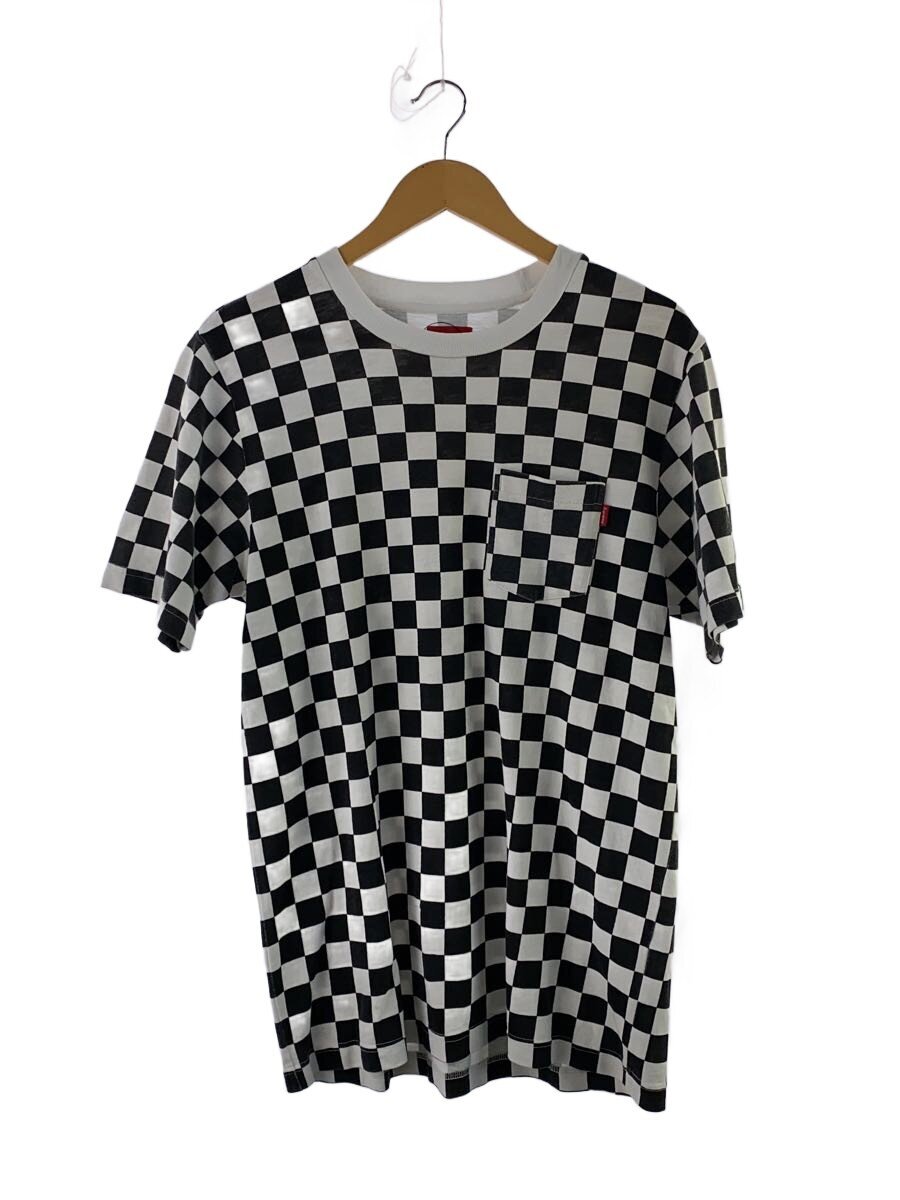 【中古】Supreme◆THE CHECKER/プルオーバー/M/綿織物/WHT【メンズウェア】