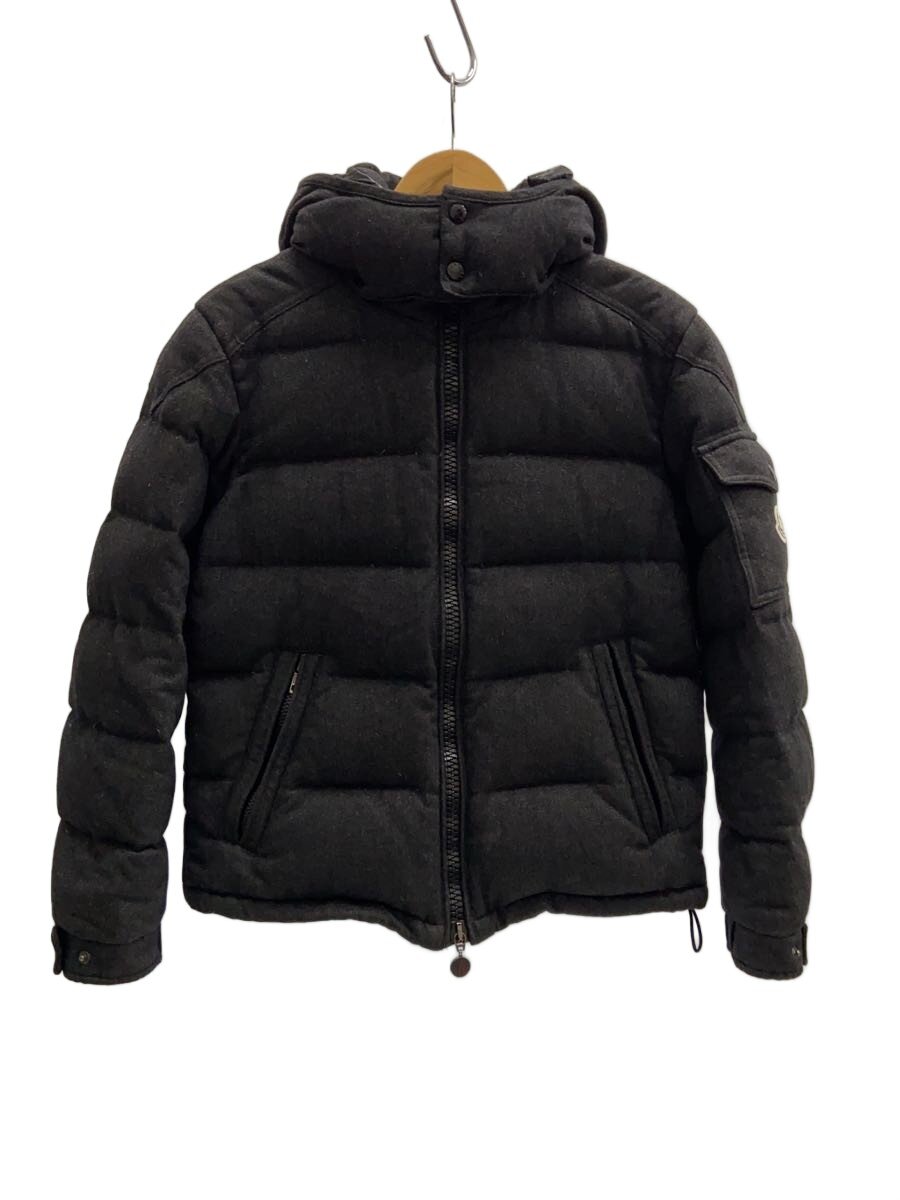 【中古】MONCLER◆MONTGENEVRE/落ちこむ上衣/O/羊毛/GRY/920-091-40306-50/ボンネット小穴有【メンズウェア】