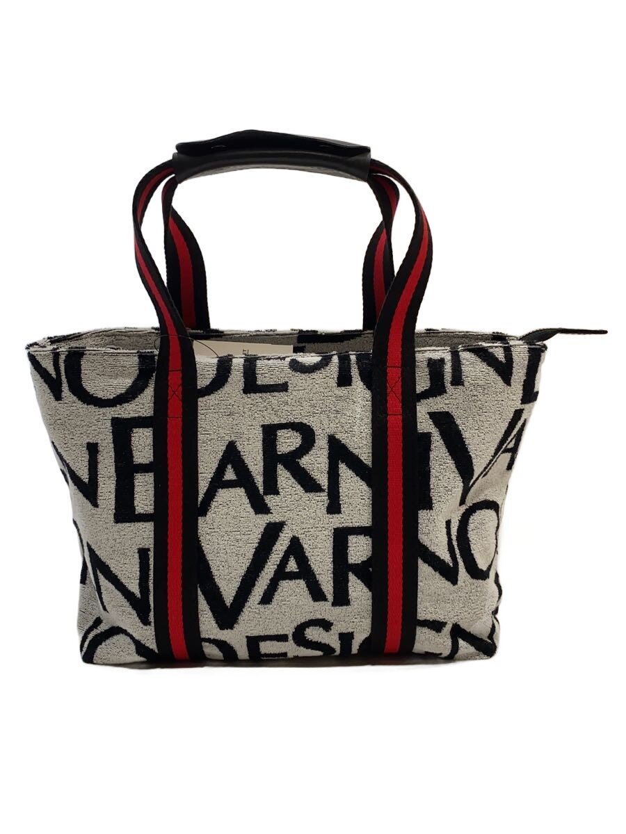【中古】BARNIVARNO◆トートバッグ/--/GRY/総柄【バッグ】｜2ｎｄ STREET 店