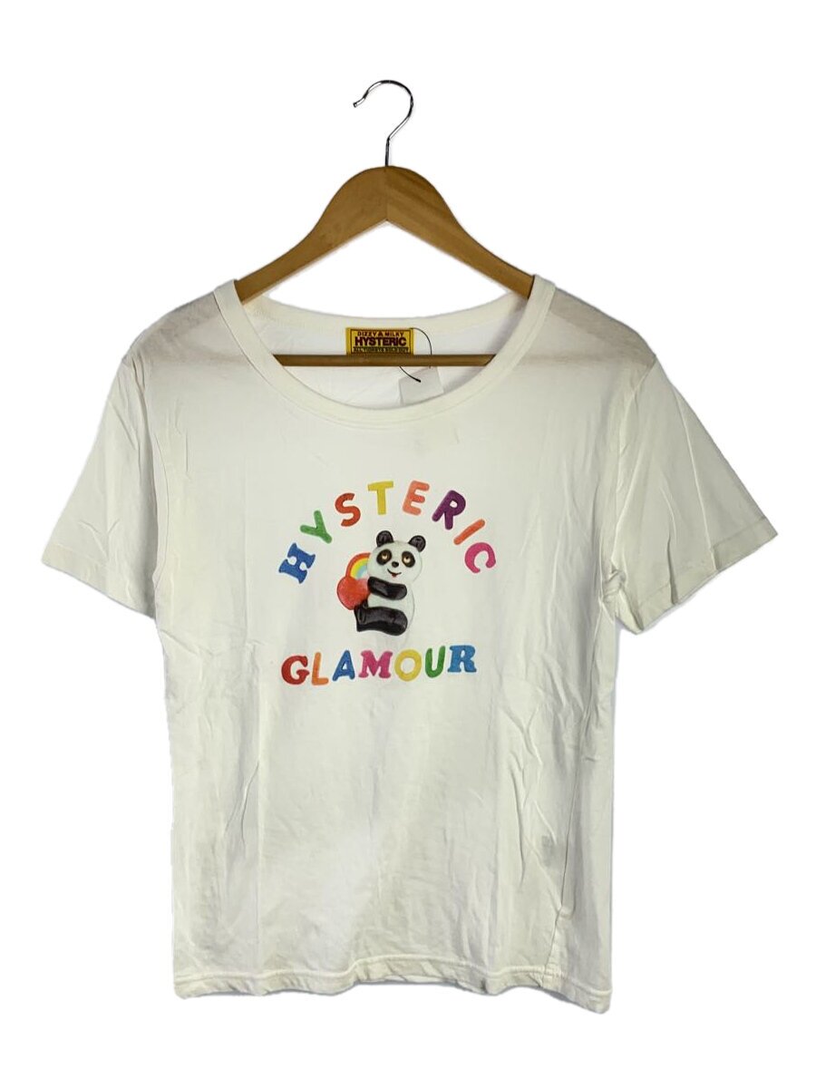 【中古】HYSTERIC GLAMOUR◆ティーシャツ/FREE/綿織物/WHT//【レディース御召しもの】