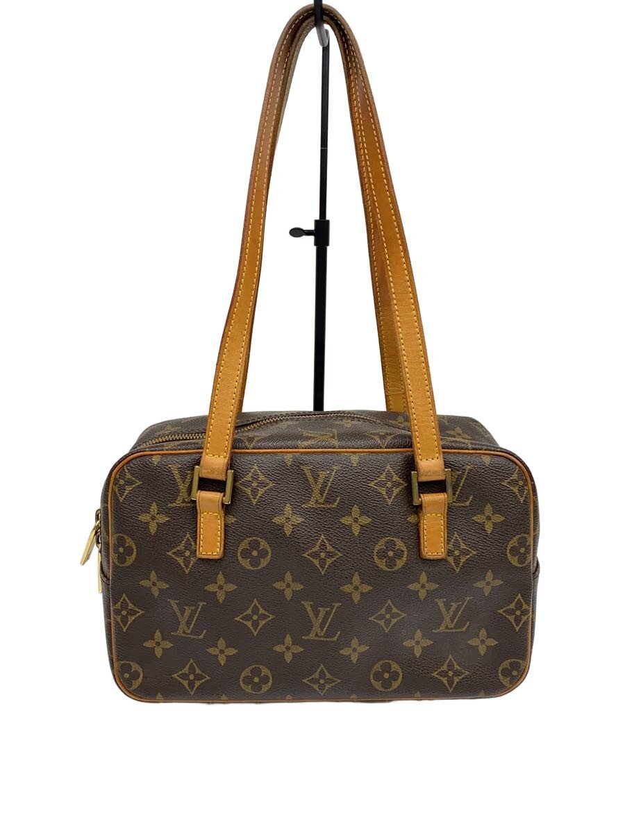 【中古】LOUIS VUITTON◆シテMM_モノグラム・キャンバス/PVC/BRW/ジップ破損あり【バッグ】|2nd STREET 店