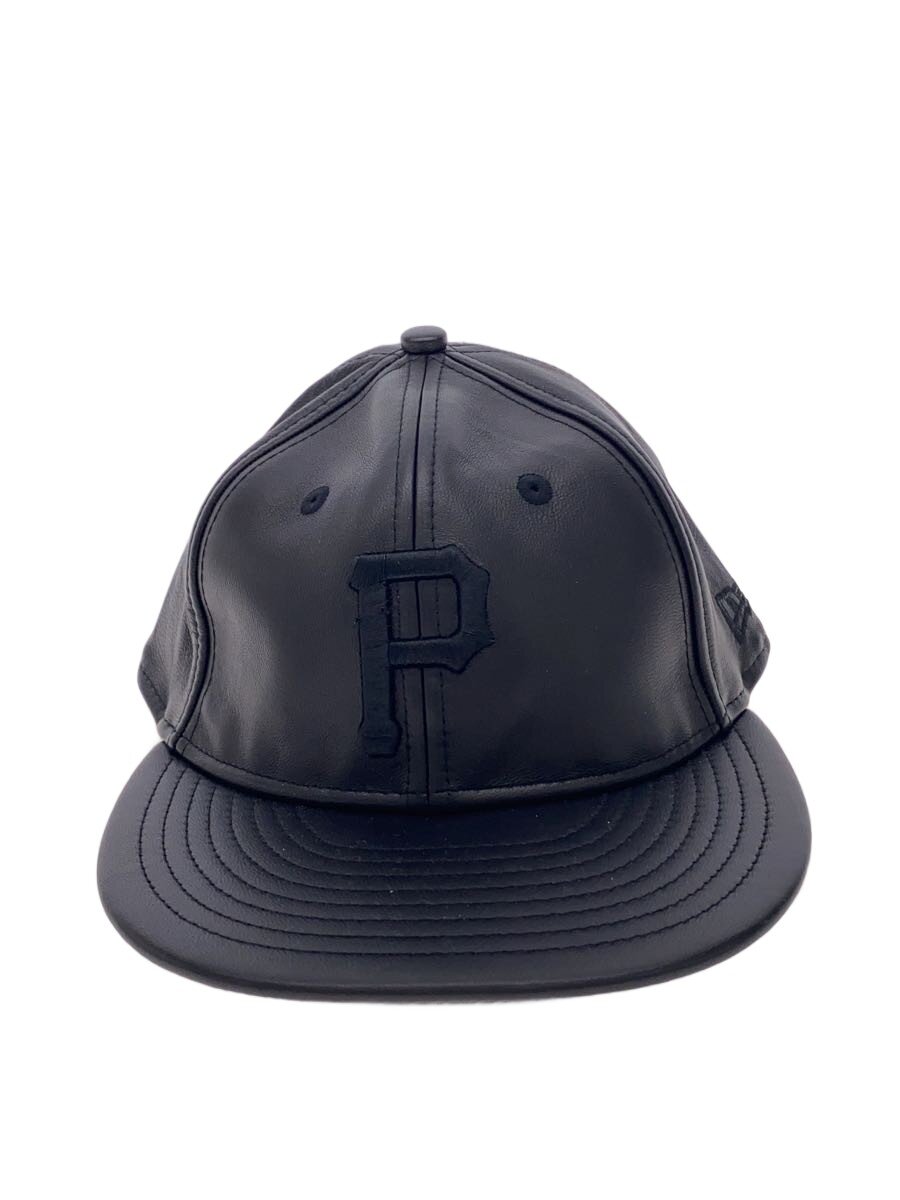 【中古】NEW ERA◆GENUINE LEATHER/キャップ/BLK/無地/メンズ/22196//【服飾雑貨他】｜2ｎｄ STREET 店