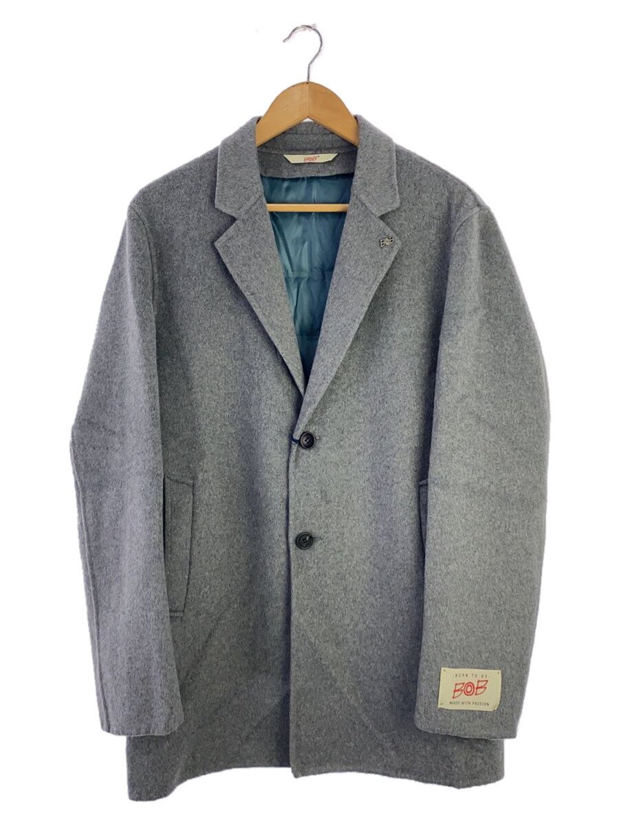 【中古】BOB/チェスターコート/L/ウール/CML/無地【メンズウェア】｜2ｎｄ STREET 店