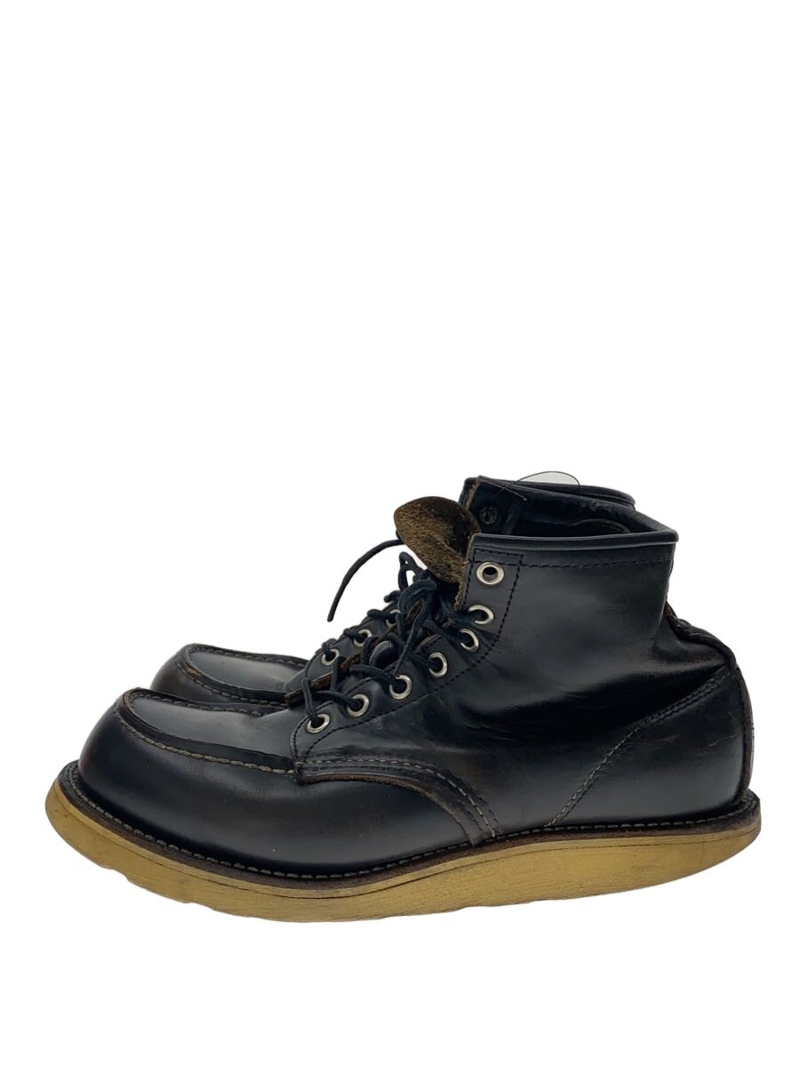 【中古】RED WING◆レースアップブーツ/--/BLK/なめし革//【シューズ】