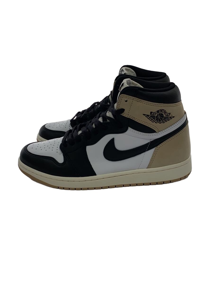 【中古】NIKE◆AIR JORDAN 1 HIGH OG_大気圏 ジョーダン 1 御機嫌 OG/28.5糎/WHT【シューズ】