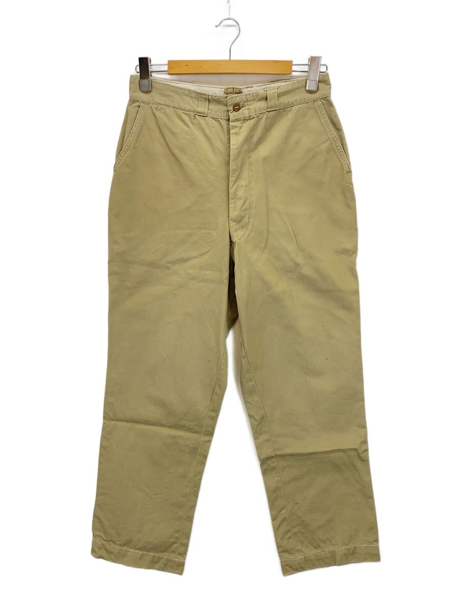 【中古】MILITARY◆ボトム/--/コットン/BEG/無地/50s/ chino pants【メンズウェア】|2nd STREET 店