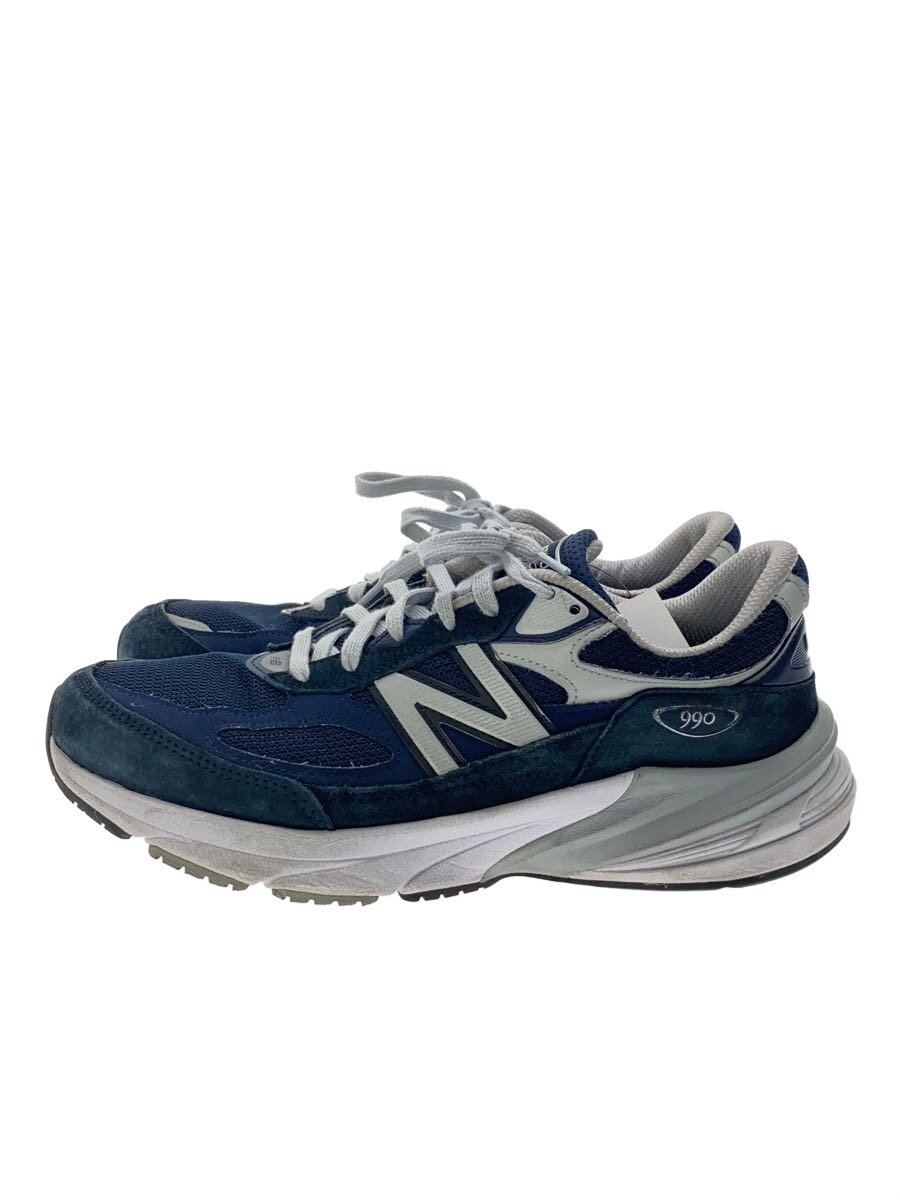 【中古】NEW BALANCE◆M990/米国海軍/28糎/NVY/スウェード【シューズ】