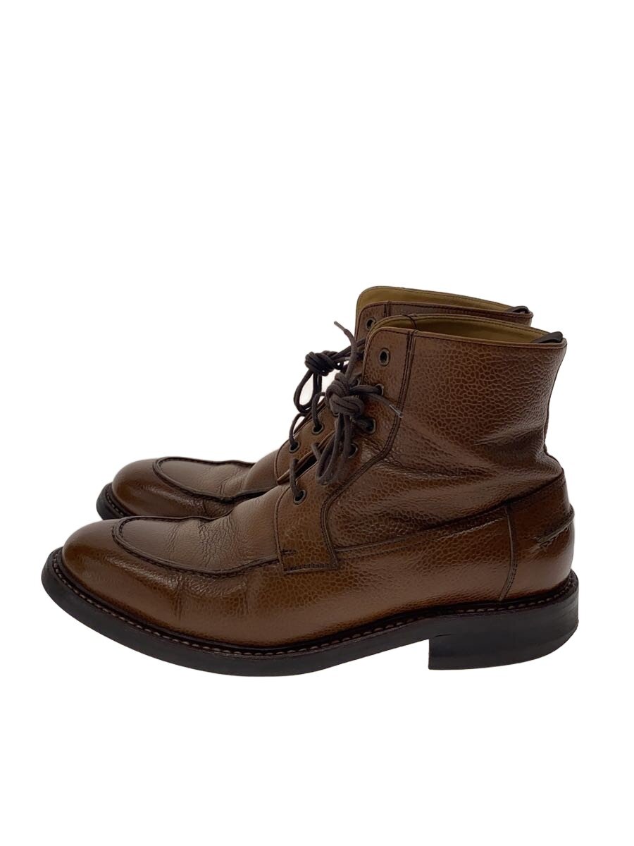 【中古】Berwick◆ブーツ/UK7.5/CML/なめし革【シューズ】
