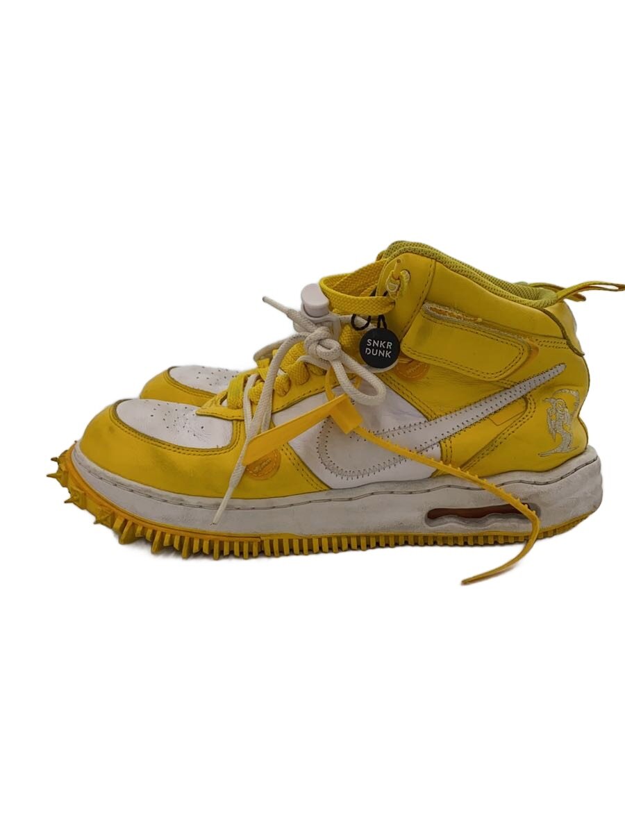 【中古】NIKE◆OFF-WHITE X AIR FORCE 1 MID_オフホワイト X エアフォース 1 ミッド/27.5cm/YL【シューズ】｜2ｎｄ STREET 店