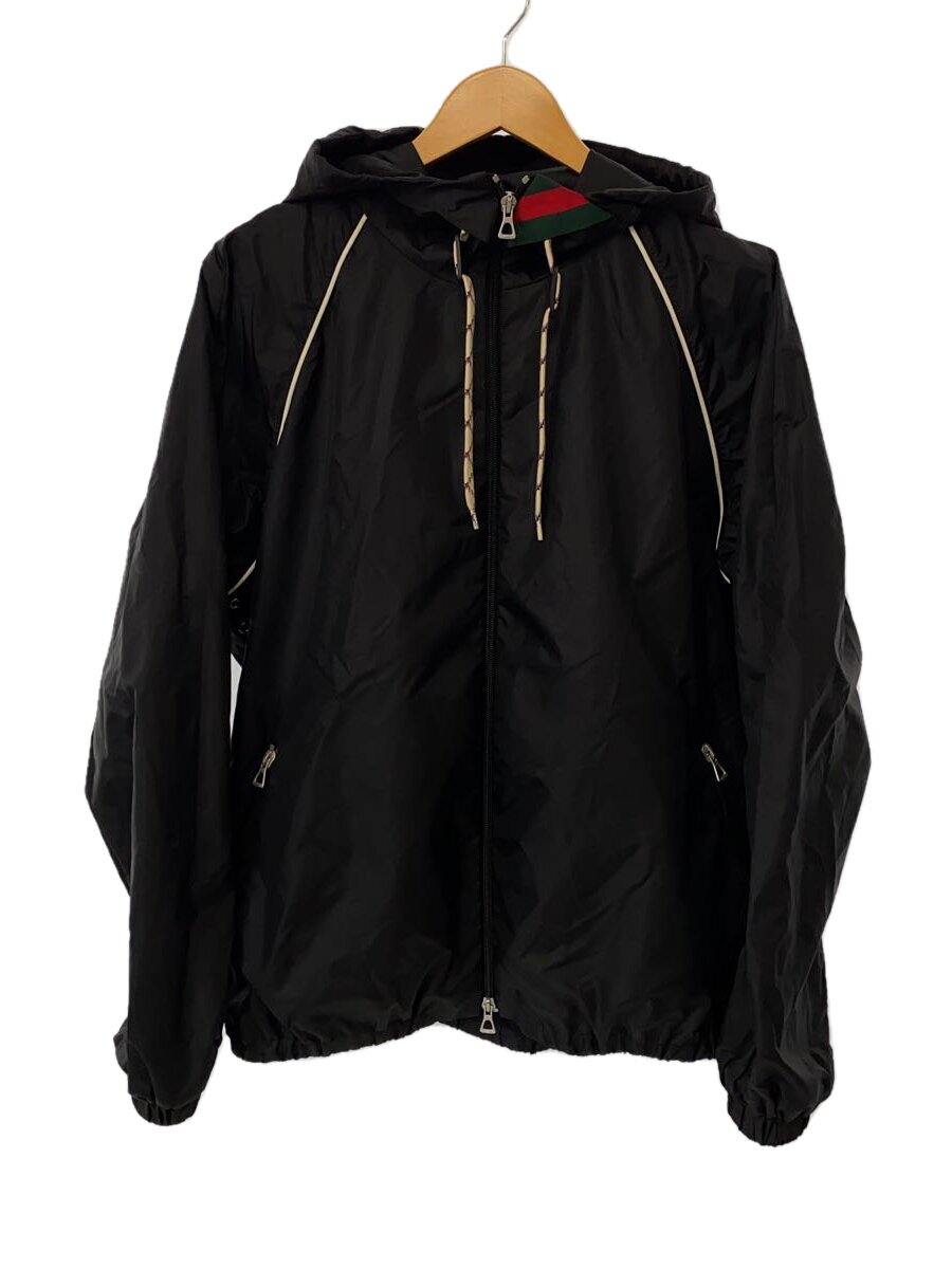 【中古】GUCCI◆ナイロン上衣/46/ナイロン/BLK/692937 Z8A1Q【メンズウェア】