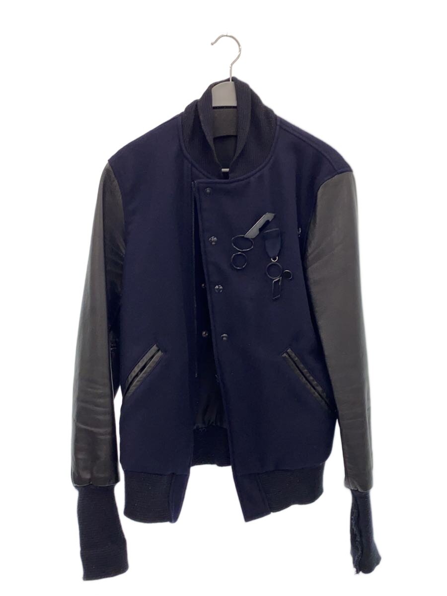 【中古】N.HOOLYWOOD◆スタジャン/36/羊毛/NVY/918Pieces【メンズウェア】