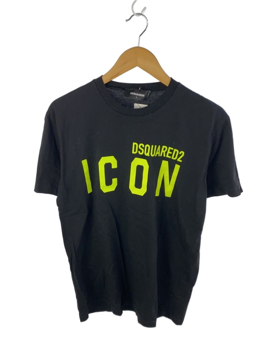 【中古】DSQUARED2◆プルオーバー/L/綿織物/BLK/S79GC0068【メンズウェア】