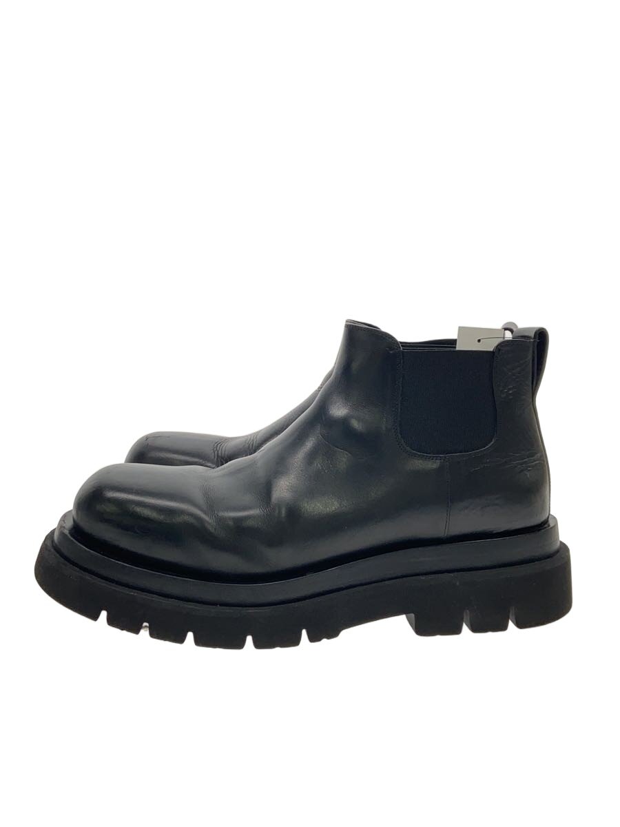 【中古】BOTTEGA VENETA◆チェルシーアンクルブーツ/サイドゴアブーツ/44.5/BLK/レザー/傷有//【シューズ】|2nd STREET 店