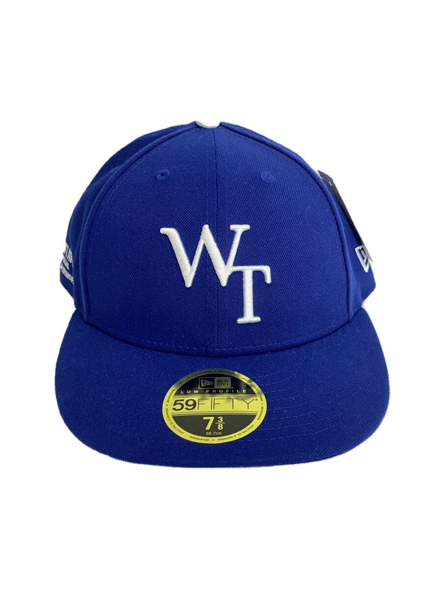 【中古】WTAPS◆旗がしら/7 3/8/ポリエステル/BLU/無地/メンズ【服飾雑貨他】