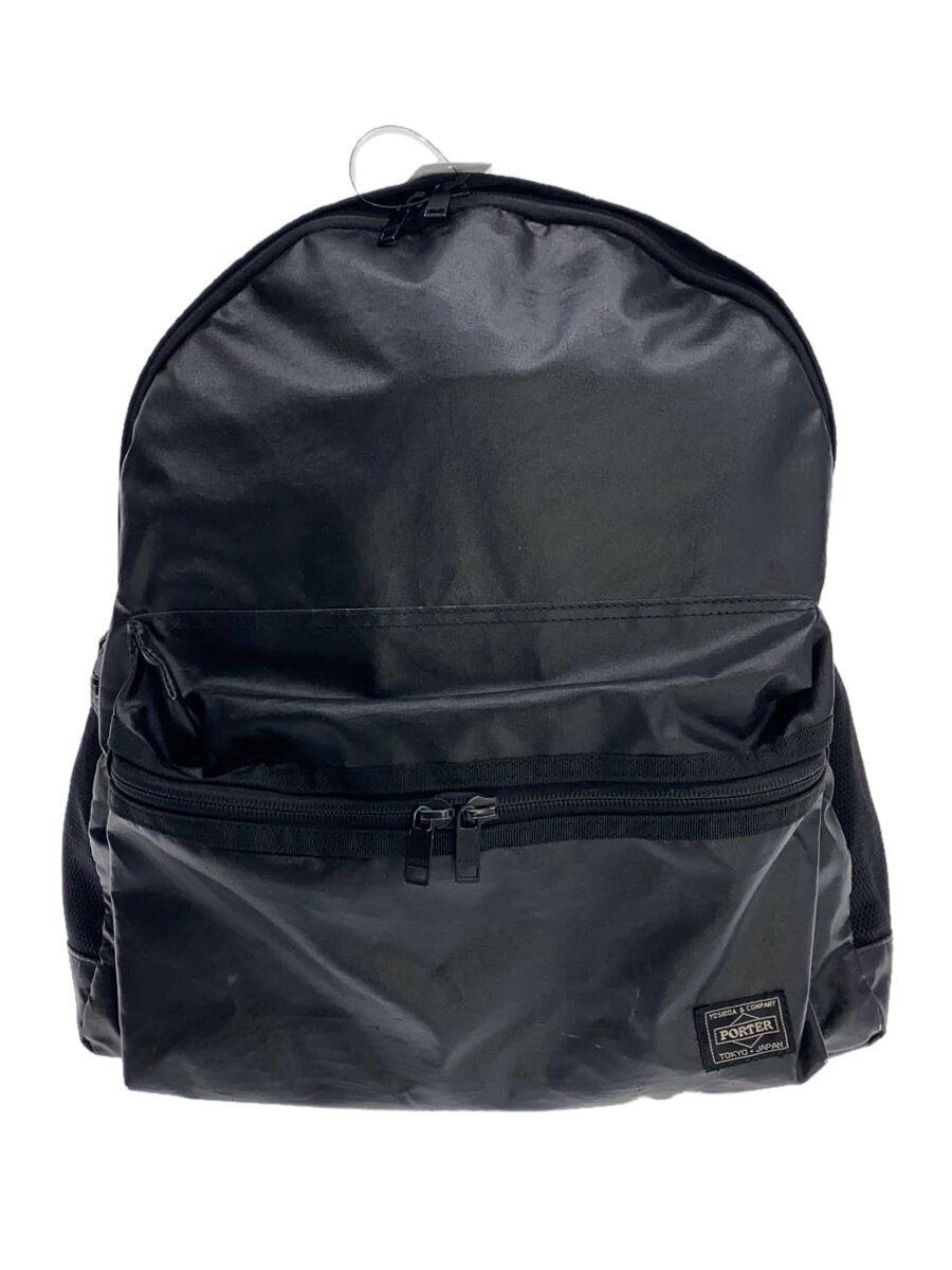 【中古】PORTER◆背嚢/PVC/BLK/654-07077【御徒面子】
