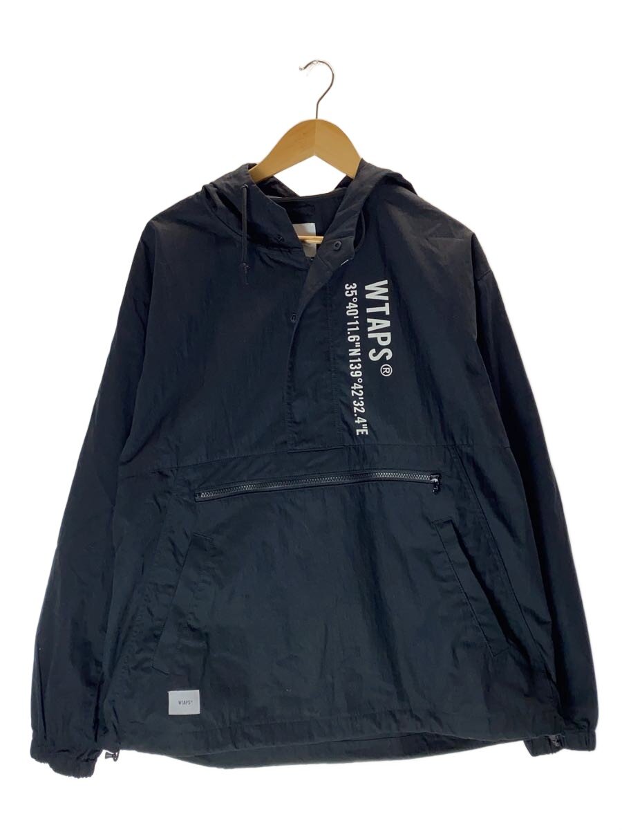 【中古】WTAPS◆22SS/SBS JACKET NYCO WEA/アノラックパーカー/3/コットン/BLK/221WVDT-JKM02【メンズウェア】｜2ｎｄ STREET 店