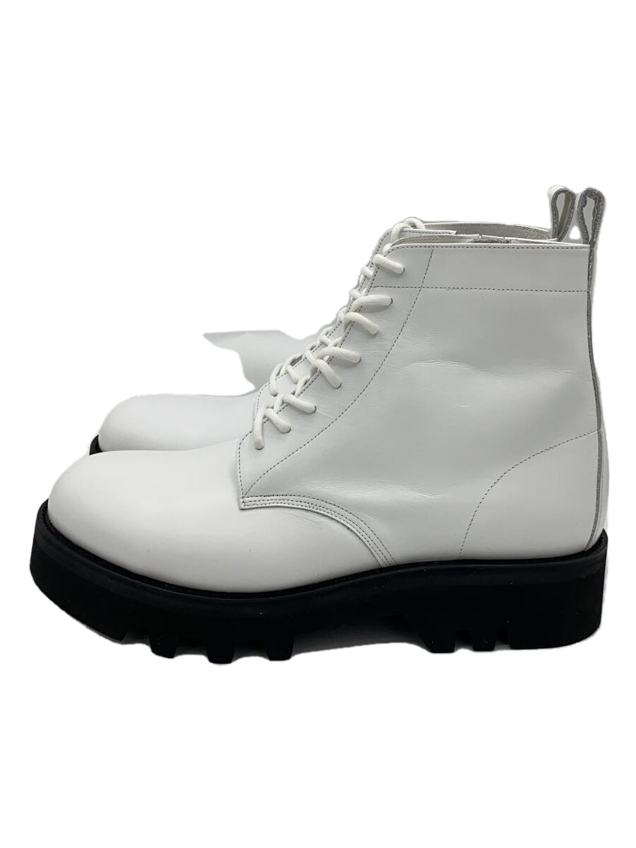 【中古】LAD MUSICIAN◆レースアップブーツ/44/WHT/牛皮/2224-915/24aw//【シューズ】