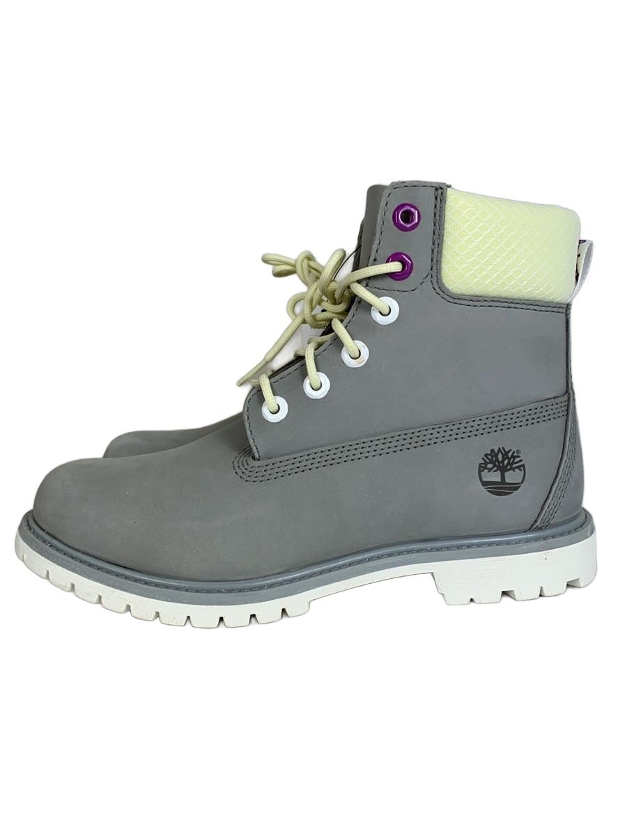 【中古】Timberland◆レースアップブーツ/25.5cm/GRY/レザー【シューズ】｜2ｎｄ STREET 店