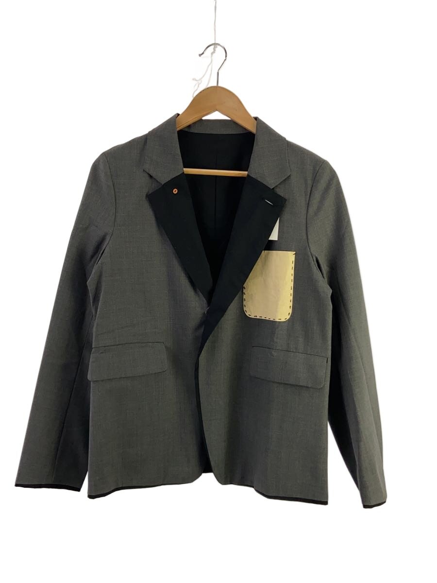 【中古】SUNSEA◆リバーシブルテーラードジャケット/1/ウール/GRY/16S34【メンズウェア】|2nd STREET 店