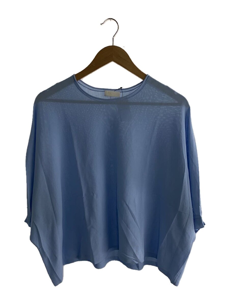 【中古】BALLSEY◆25SS/サスティナブルコットンナイロンワイドプルオーバー/S/綿織物/BLU/【レディース御召しもの】