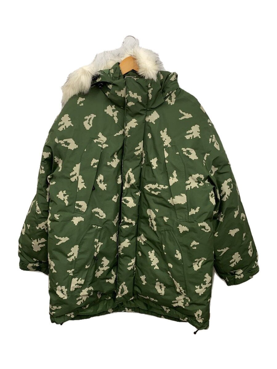 【中古】Supreme◆GORE-TEX 700FILL DOWN PARKA OLIVE RUSSIAN CAMO/M//KHK/無地【メンズウェア】