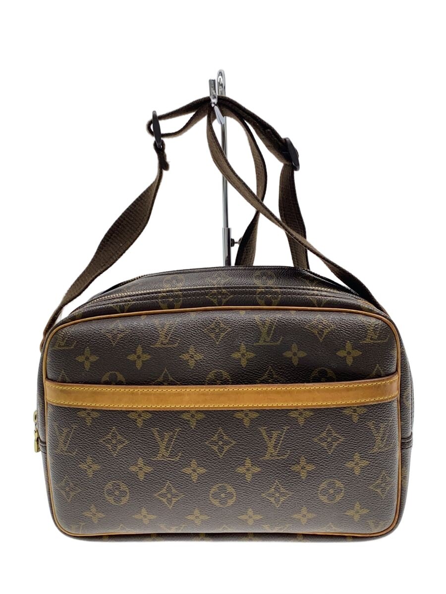 【中古】LOUIS VUITTON◆特派員PM_モノグラム・帆布/PVC/BRW【御徒面子】