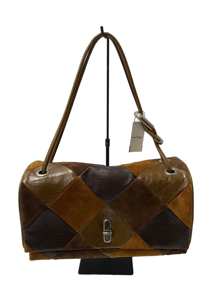 【中古】MARC JACOBS◆THE SUEDE PATCHWORK LARGE DUAL BAG/バッグ/レザー/BRW/ブラウン【バッグ】｜2ｎｄ STREET 店
