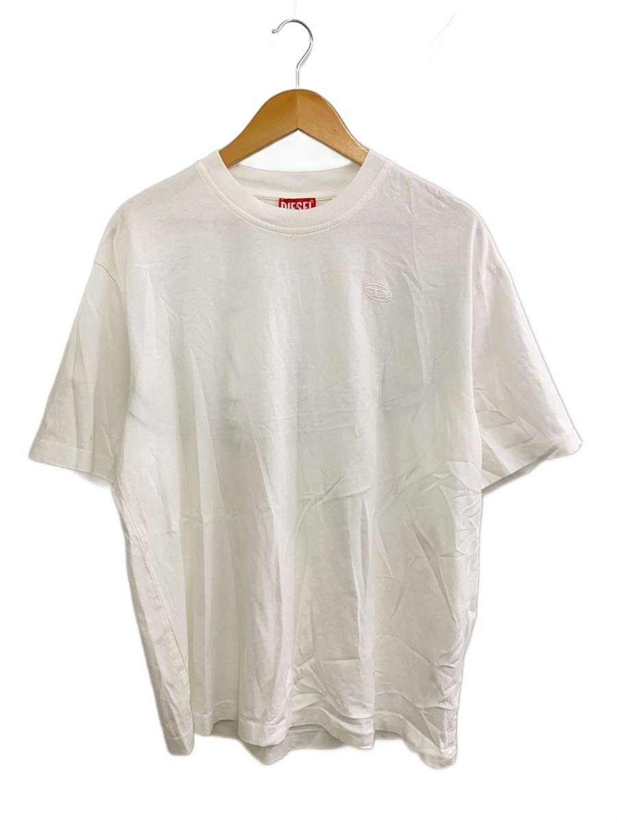 【中古】DIESEL◆プルオーバー/S/綿織物/WHT/0HGAM/T-BOGGY-MEGOVAL【メンズウェア】