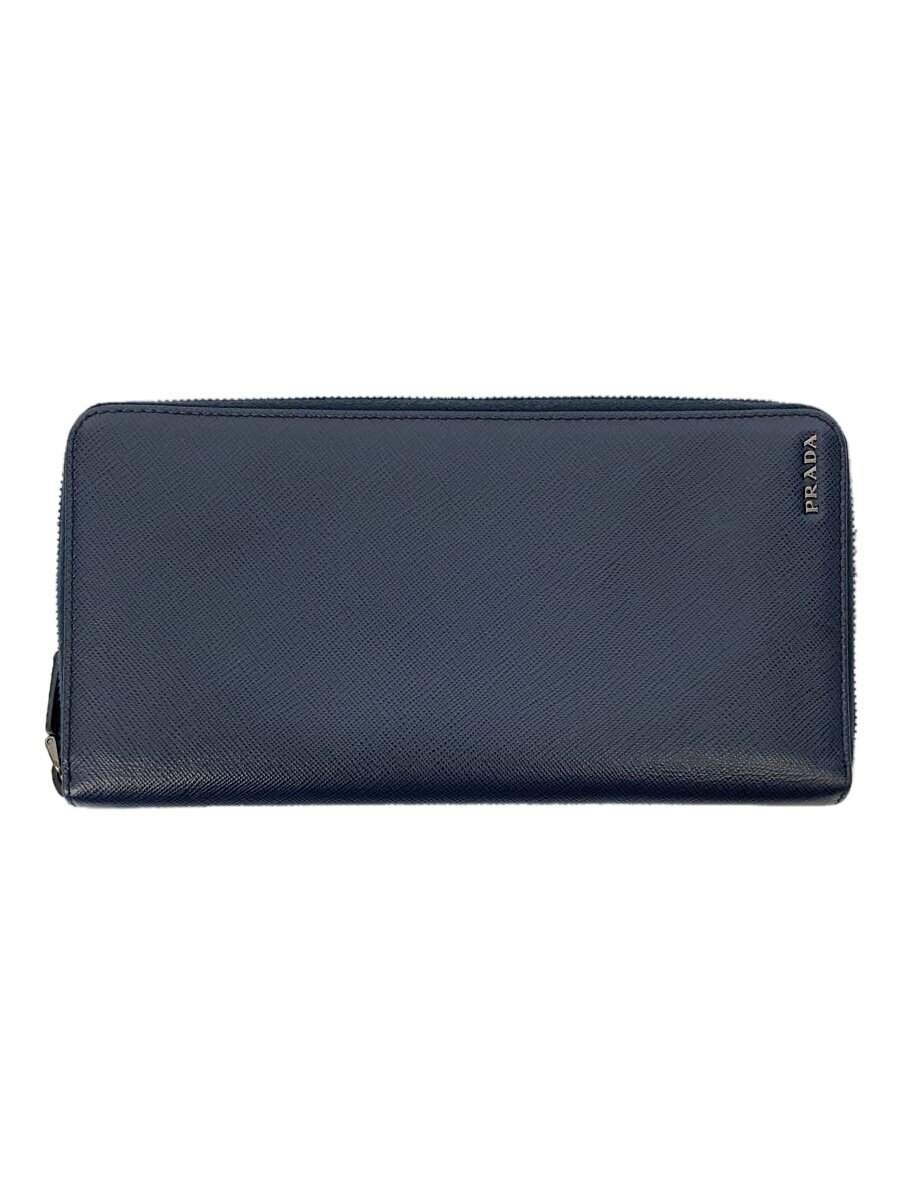【中古】PRADA◆長財布/レザー/NVY/メンズ【服飾雑貨他】｜2ｎｄ STREET 店 28,978円