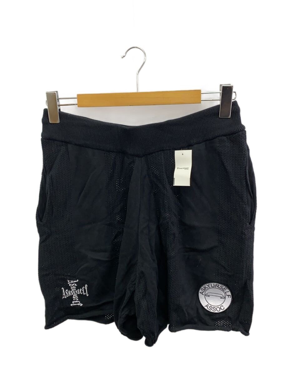 【中古】ASKYURSELF◆メッシュハーフパンツ/ショートパンツ/L/コットン/BLK【メンズウェア】|2nd STREET 店