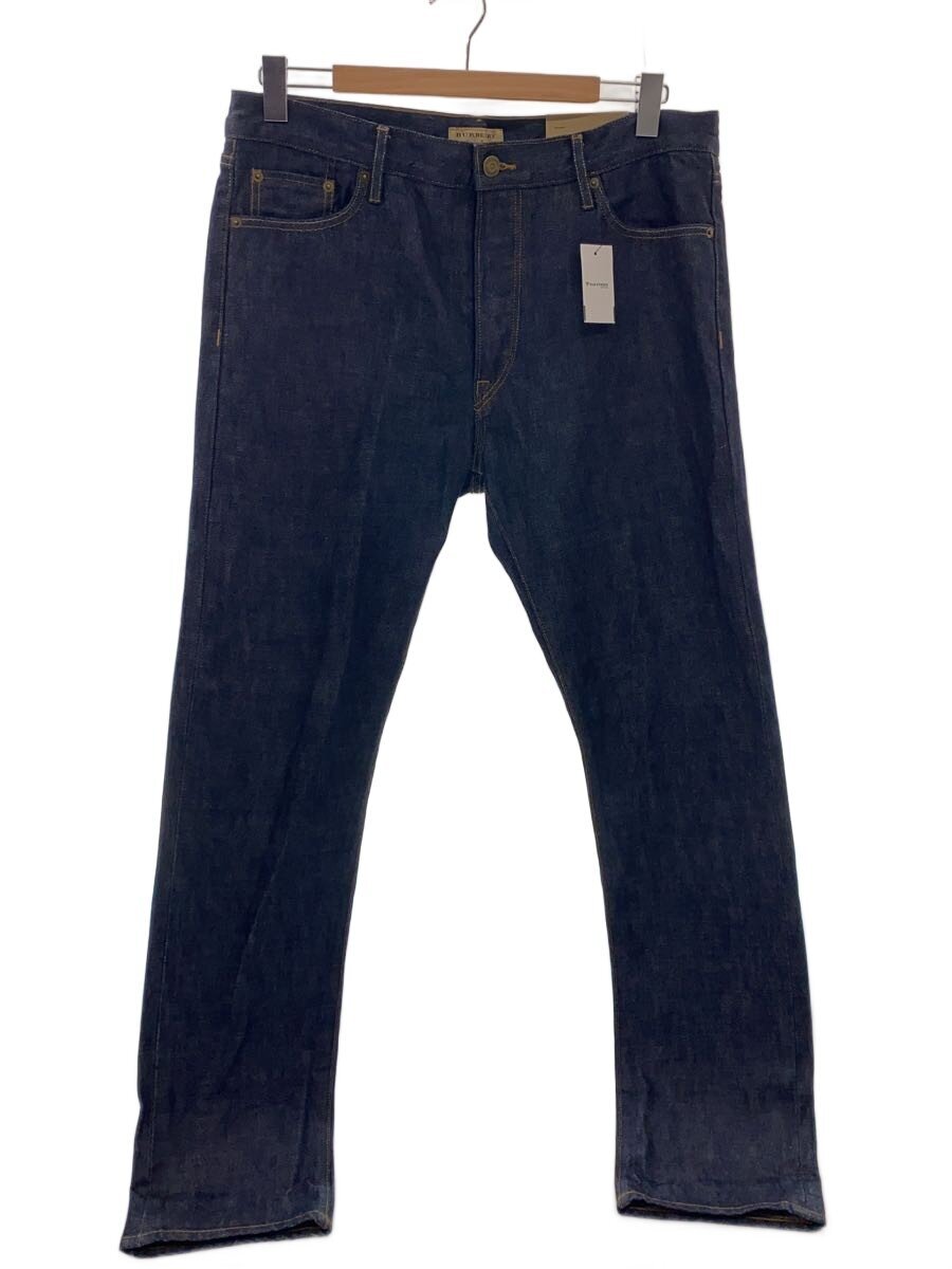 【中古】BURBERRY◆RELAXED ストレートパンツ/34/コットン/IDG/無地【メンズウェア】|2nd STREET 店