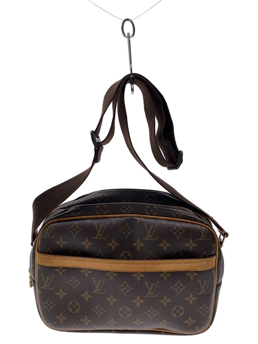 【中古】LOUIS VUITTON◆リポーターPM_モノグラム・キャンバス/PVC/BRW【バッグ】｜2ｎｄ STREET 店 36,179円