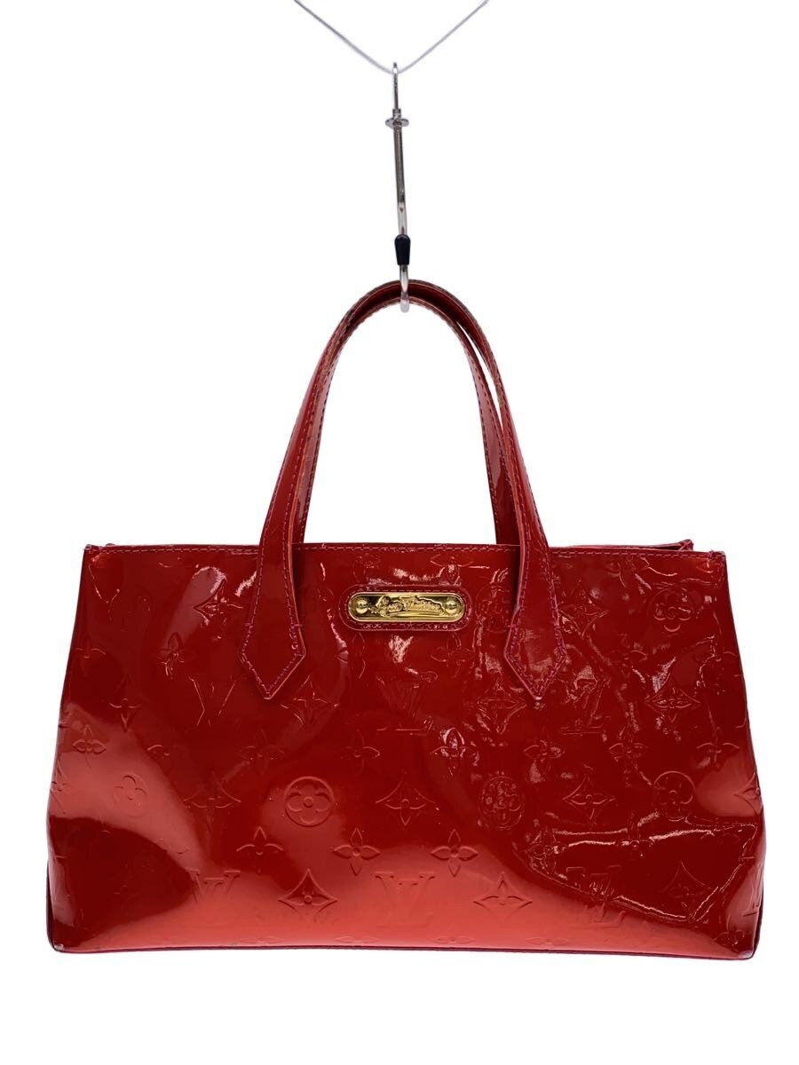 【中古】LOUIS VUITTON◆ウィルシャーPM_モノグラム・ヴェルニ/エナメル/RED【バッグ】｜2ｎｄ STREET 店