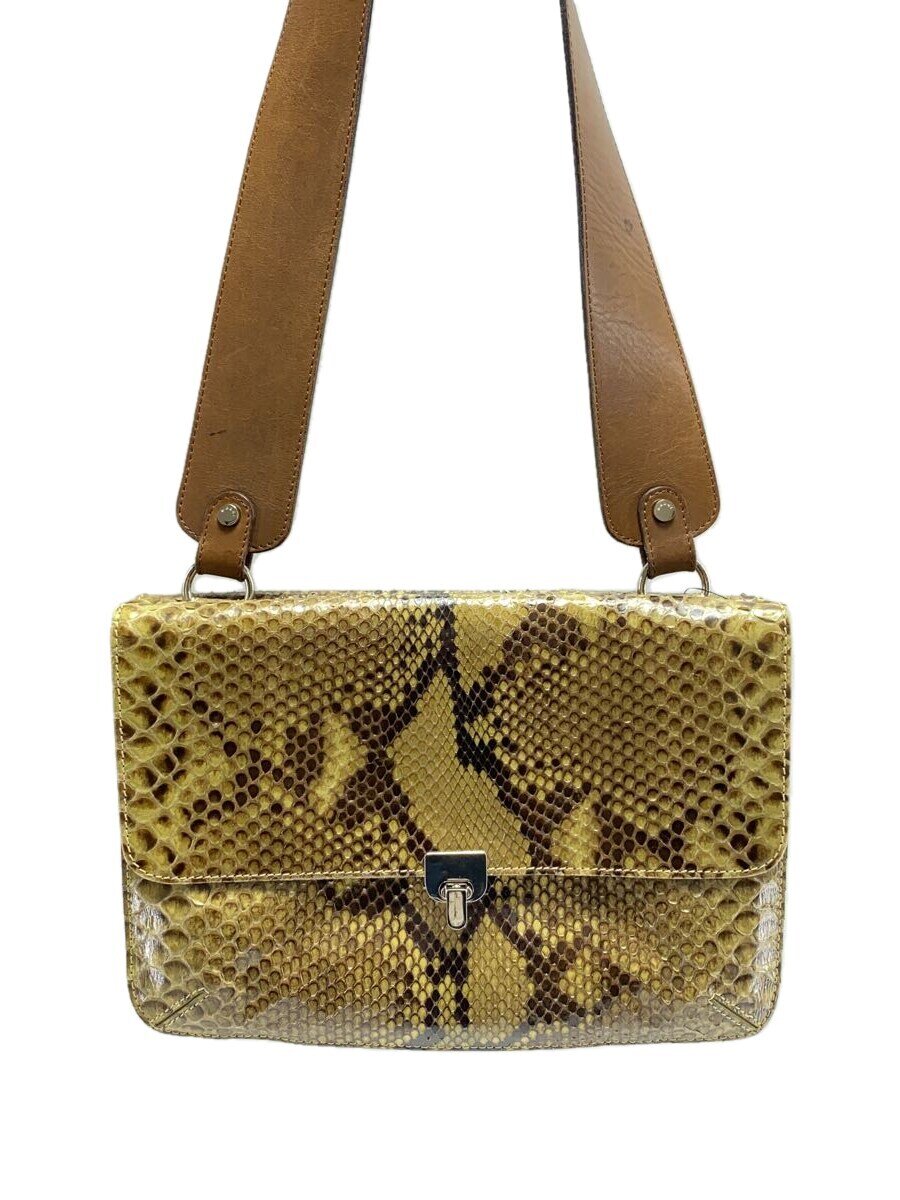 【中古】MARNI◆マルニ/ショルダーバッグ/パイソン柄/レザー/ベージュ/総柄【バッグ】｜2ｎｄ STREET 店