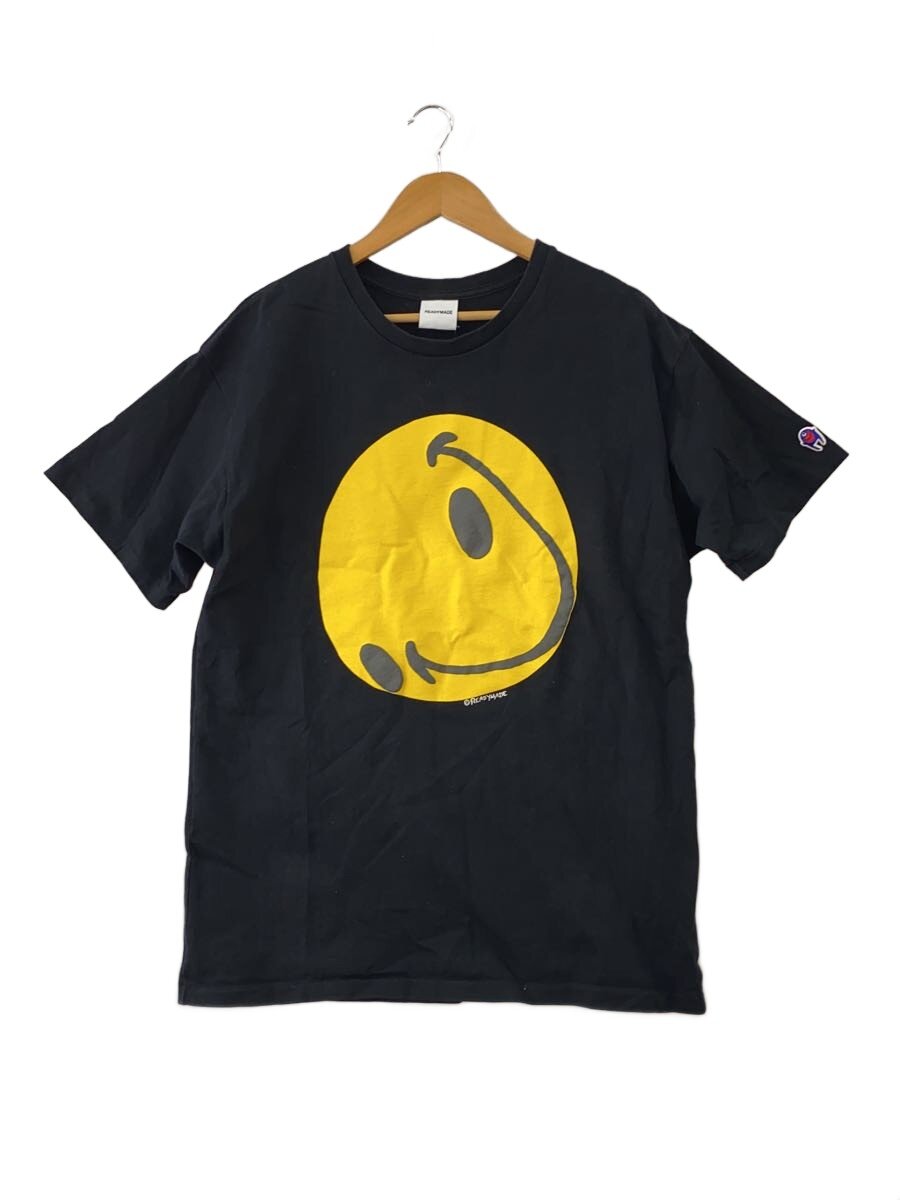 【中古】READYMADE◆ティーシャツ/L/綿織物/BLK/RE-CO-BK-00-00-143//【メンズウェア】
