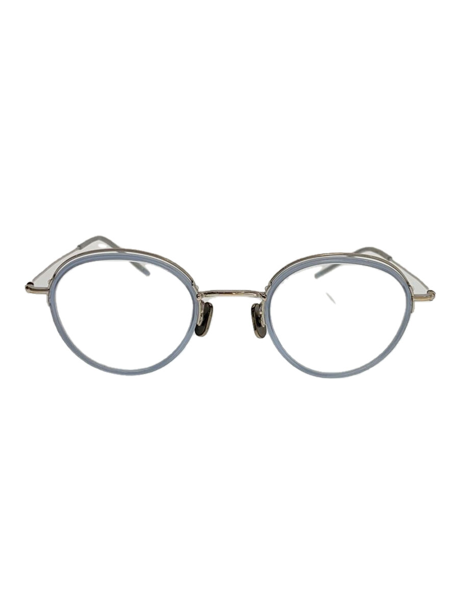 【中古】EYEVAN 7285◆眼鏡/ウェリントン/可塑性物質/SLV/CLR/メンズ/717W//【服飾雑貨他】